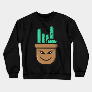 What The Fucculent Cactus Crewneck Sweatshirt